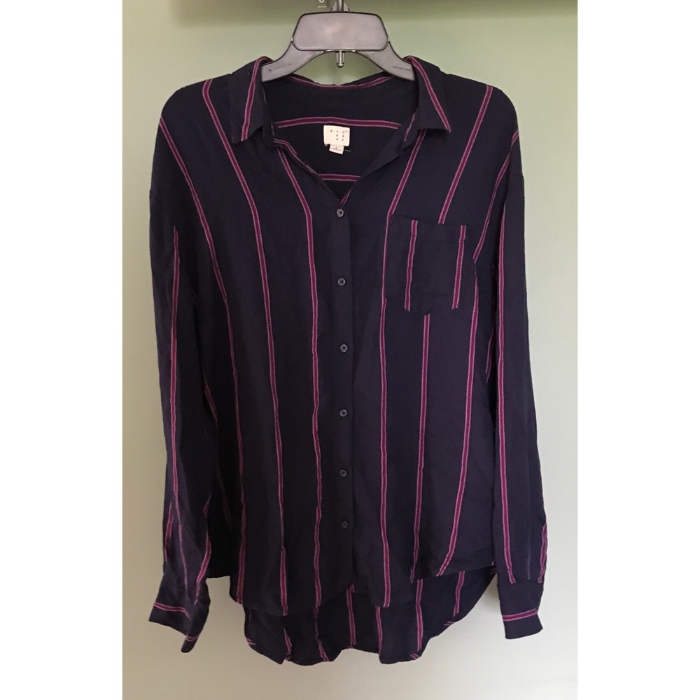 Striped Button Down Shirt